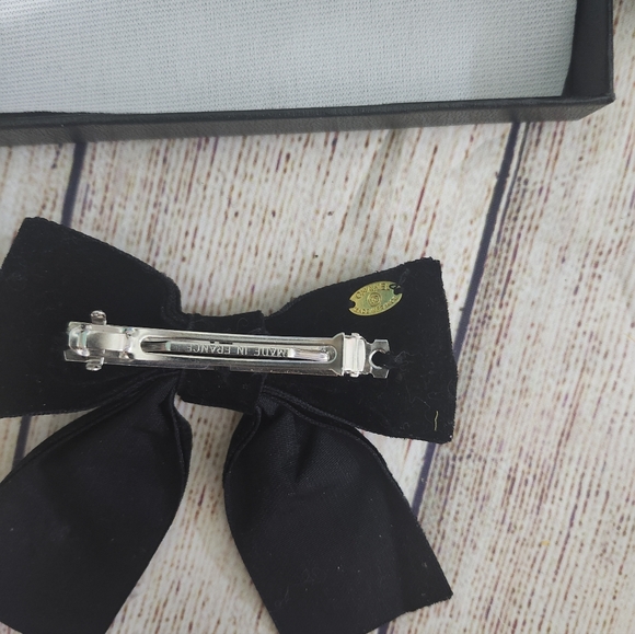 Vintage Chanel Black Bow Hair Accessory - Picture 6 of 7